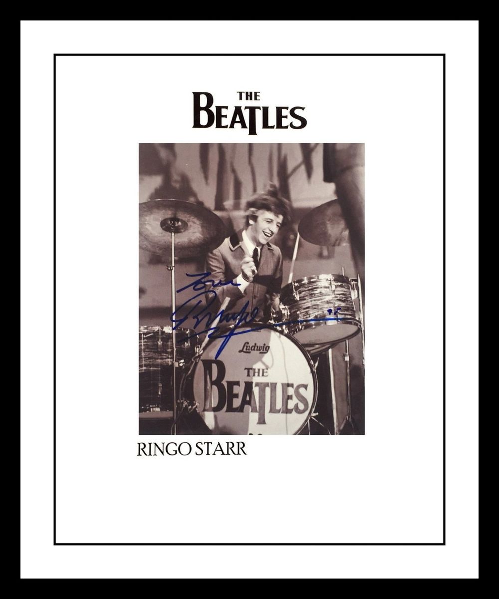 RINGO STARR Signed autographed photo 70s image COA Hologram main image 0
